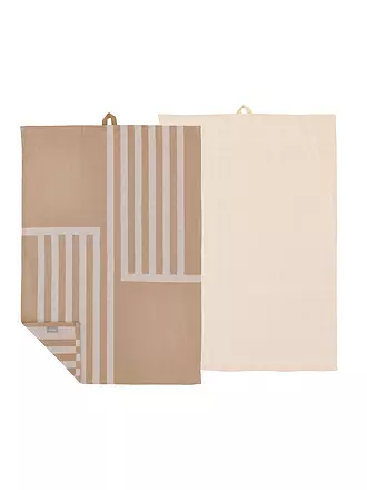 SOEDAHL | Geschirrtuch-Set 2tlg REFLECTION Warm Taupe | 